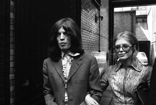 Mick Jagger and Marianne Faithfull